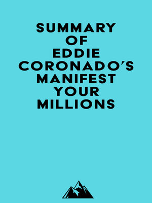 cover image of Summary of Eddie Coronado's Manifest Your Millions